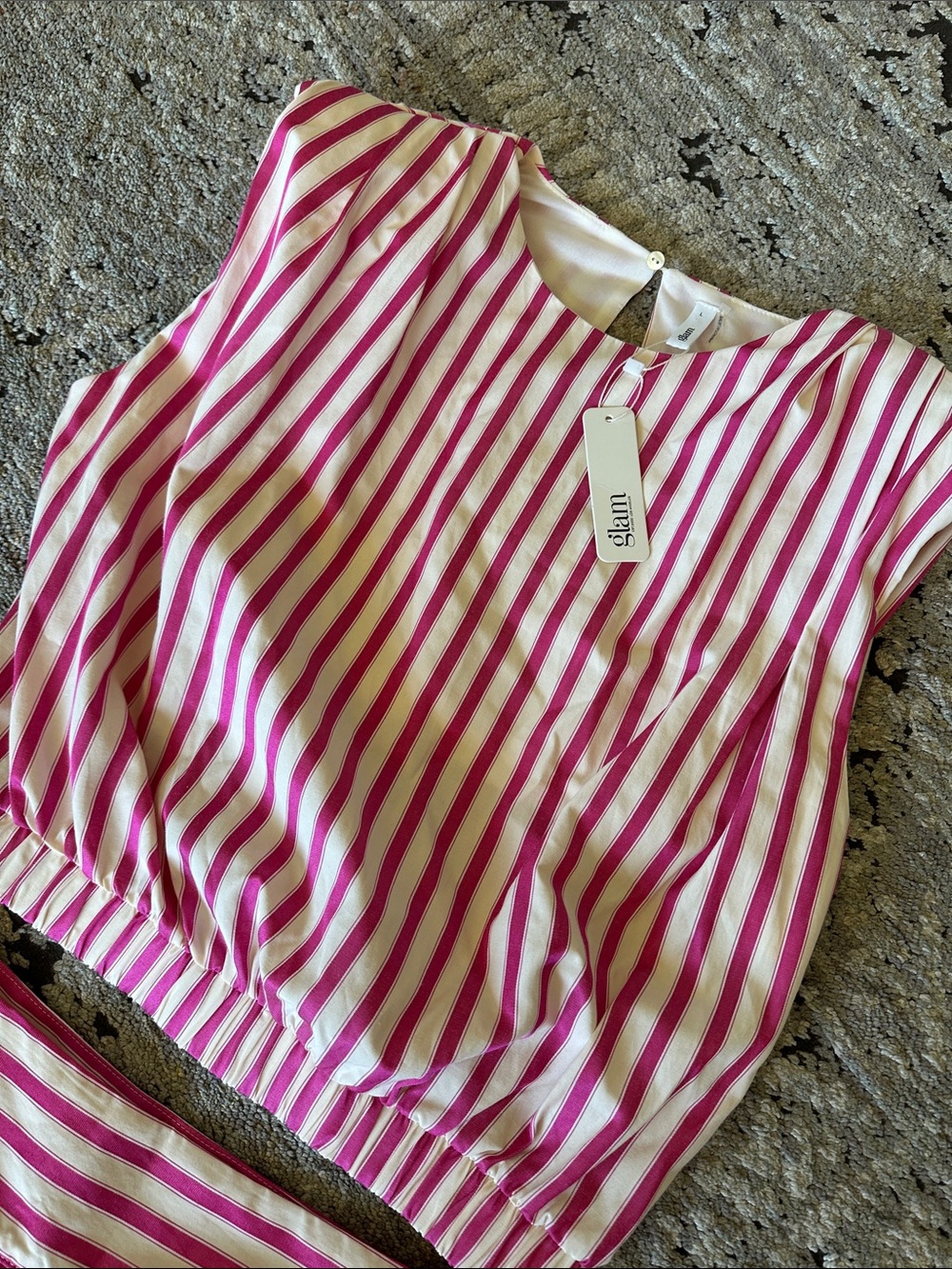 NWT Glam Poppin Pink Top and Skort - Picture 2 of 5